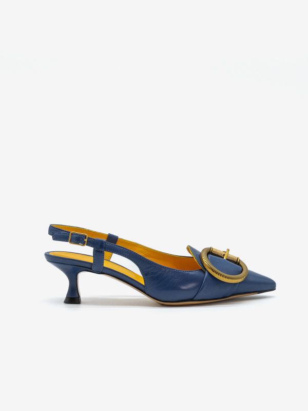 MARA BINI Chanel pelle con fibbia Jeans MARA BINI Chanel pelle con fibbia Jeans