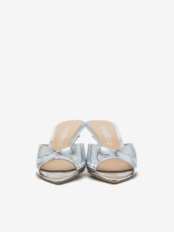 NINALILOU Mules tc 50 specchio Argento NINALILOU Mules tc 50 specchio Argento
