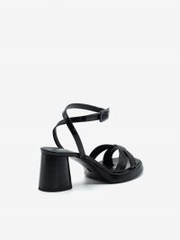 HALMANERA Sandalo intrecciato tc 7cm Nero