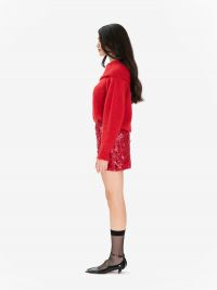 P.A.R.O.S.H. Minigonna paillettes Rosso P.A.R.O.S.H. Minigonna paillettes Rosso