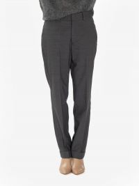 P.A.R.O.S.H. Pantalone sigaretta fresco lana Grigio