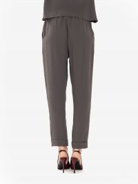 P.A.R.O.S.H. Pantalone sigaretta cady Grigio