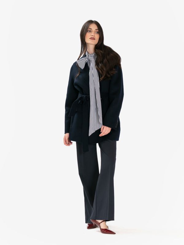 P.A.R.O.S.H. Pantalone palazzo cotone Blu P.A.R.O.S.H. Pantalone palazzo cotone Blu