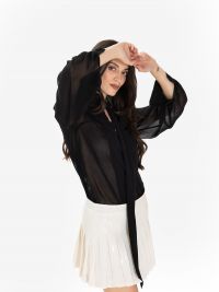 P.A.R.O.S.H. Minigonna paillettes Bianco