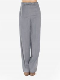 ERIKA CAVALLINI Pantalone palazzo frescolana Grigio