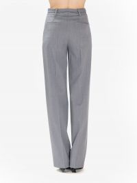 ERIKA CAVALLINI Pantalone palazzo frescolana Grigio