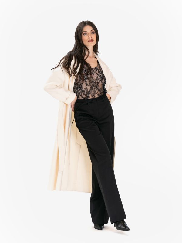 ERIKA CAVALLINI Canotta pizzo Nero ERIKA CAVALLINI Canotta pizzo Nero