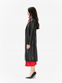 ERIKA CAVALLINI Cappotto ecopelle Nero