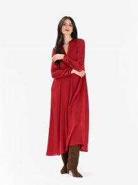 MOMONI' Abito seta m/l lungo Rosso