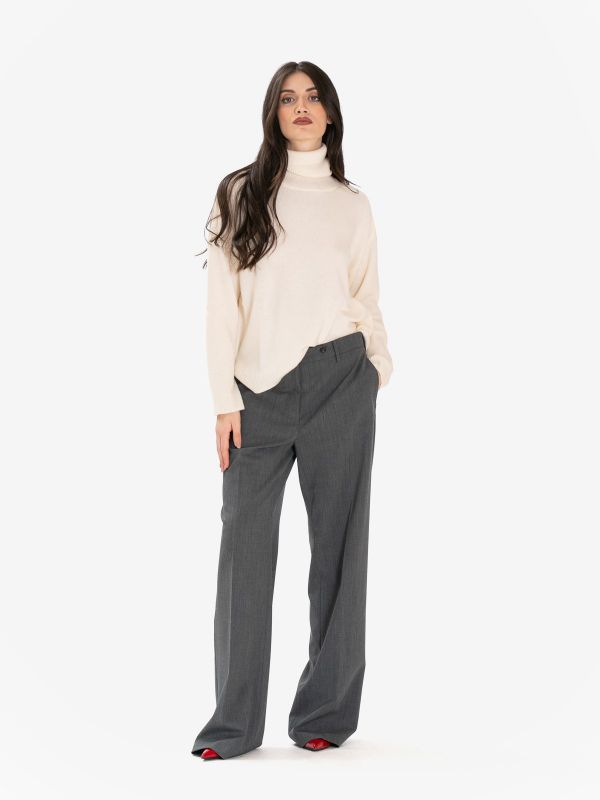 N°21 Pantalone frescolana palazzo Grigio N°21 Pantalone frescolana palazzo Grigio