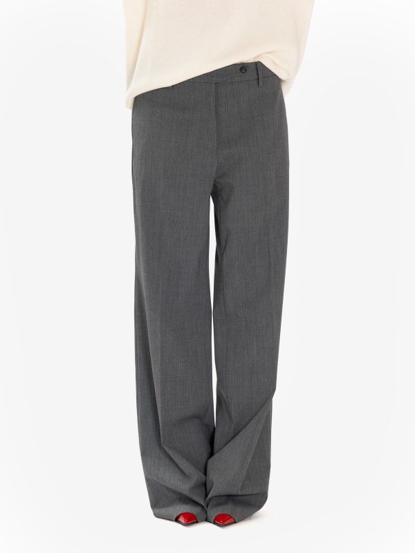 N°21 Pantalone frescolana palazzo Grigio N°21 Pantalone frescolana palazzo Grigio