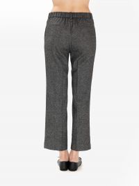 N°21 Pantalone palazzo lana melange Grigio