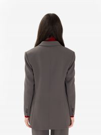 P.A.R.O.S.H. Blazer over cady doppiopetto Grigio