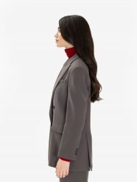 P.A.R.O.S.H. Blazer over cady doppiopetto Grigio