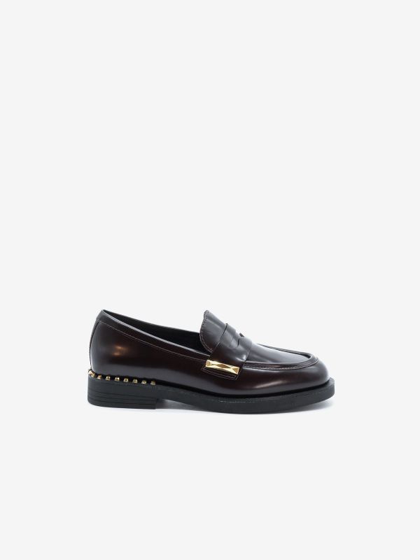 A.S.H. Mocassino con borchie Bordeaux A.S.H. Mocassino con borchie Bordeaux