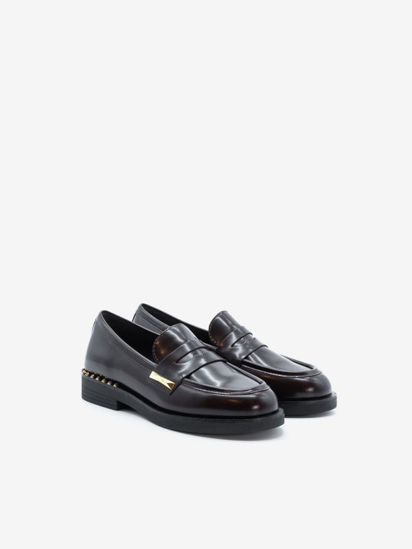 A.S.H. Mocassino con borchie Bordeaux A.S.H. Mocassino con borchie Bordeaux