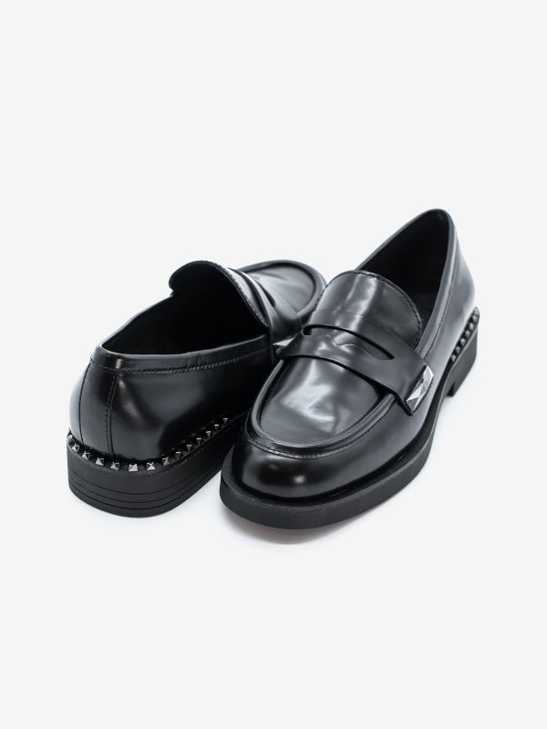 A.S.H. Mocassino con borchie Nero