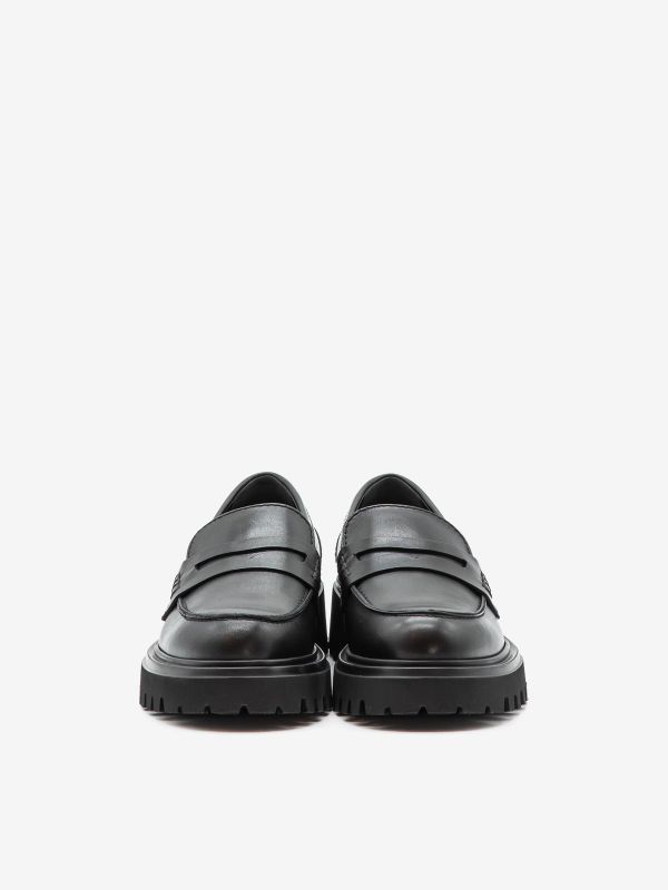 GUGLIELMO ROTTA Mocassino pelle Nero