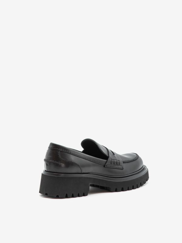 GUGLIELMO ROTTA Mocassino pelle Nero