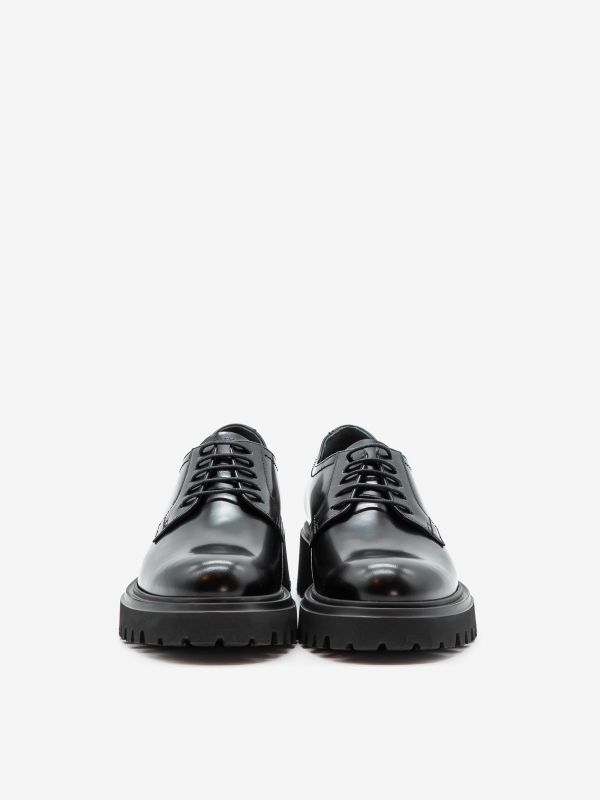 GUGLIELMO ROTTA Francesina pelle Nero