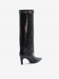 LELLA BALDI Stivale tc 70 pelle + fibbia Nero