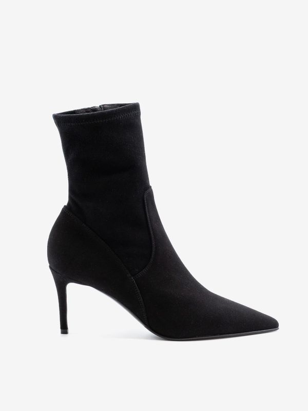LELLA BALDI Stivaletto tc 80 camoscio elasticizzato Nero LELLA BALDI Stivaletto tc 80 camoscio elasticizzato Nero