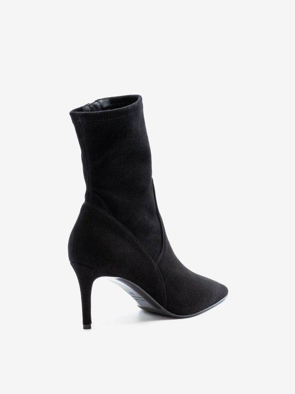 LELLA BALDI Stivaletto tc 80 camoscio elasticizzato Nero LELLA BALDI Stivaletto tc 80 camoscio elasticizzato Nero