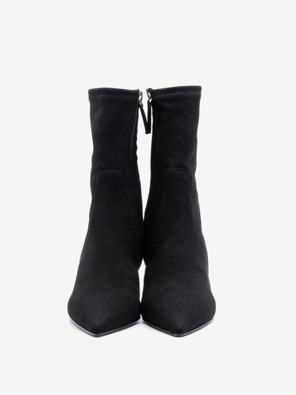 LELLA BALDI Stivaletto tc 80 camoscio elasticizzato Nero