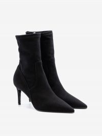 LELLA BALDI Stivaletto tc 80 camoscio elasticizzato Nero