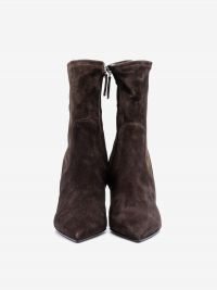 LELLA BALDI Stivaletto tc 80 camoscio elasticizzato Testa di moro