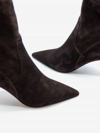 LELLA BALDI Stivaletto tc 80 camoscio elasticizzato Testa di moro