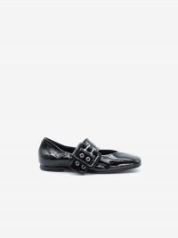 HALMANERA Ballerina nera con fibbia Nero HALMANERA Ballerina nera con fibbia Nero