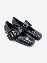 HALMANERA Ballerina nera con fibbia Nero HALMANERA Ballerina nera con fibbia Nero
