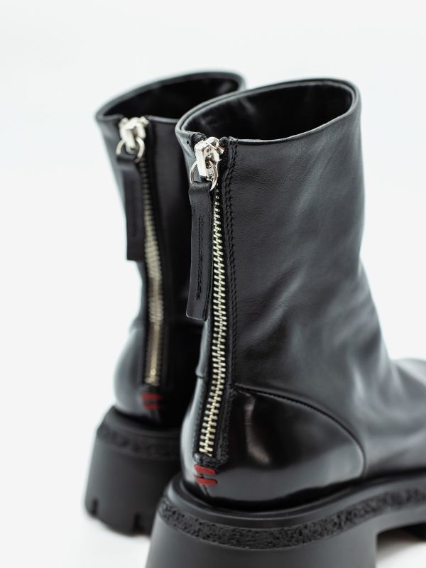HALMANERA Beatles pelle Nero HALMANERA Beatles pelle Nero
