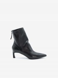 HALMANERA Stivaletto a punta tc 50 pelle Nero