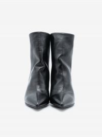 HALMANERA Stivaletto a punta tc 50 pelle Nero