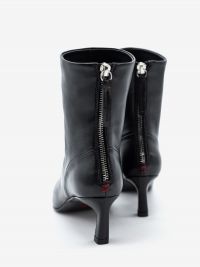 HALMANERA Stivaletto a punta tc 50 pelle Nero