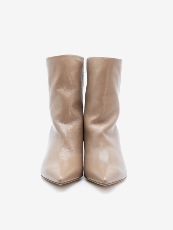 HALMANERA Stivaletto a punta tc 50 pelle Beige HALMANERA Stivaletto a punta tc 50 pelle Beige