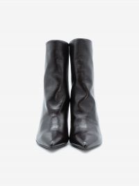 HALMANERA Stivaletto a punta tc 70 pelle Testa di moro