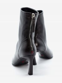 HALMANERA Stivaletto a punta tc 70 pelle Testa di moro