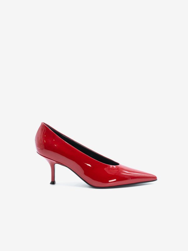 LELLA BALDI Decollete tc 70 vernice Rosso LELLA BALDI Decollete tc 70 vernice Rosso