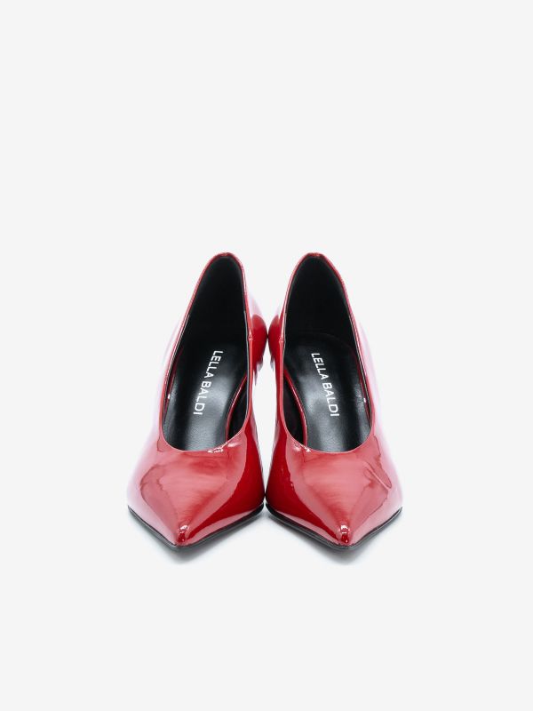 LELLA BALDI Decollete tc 70 vernice Rosso LELLA BALDI Decollete tc 70 vernice Rosso