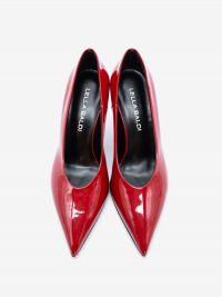 LELLA BALDI Decollete tc 70 vernice Rosso