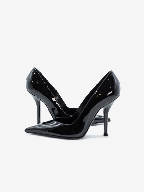 LELLA BALDI Decollete tc 9 vernice Nero