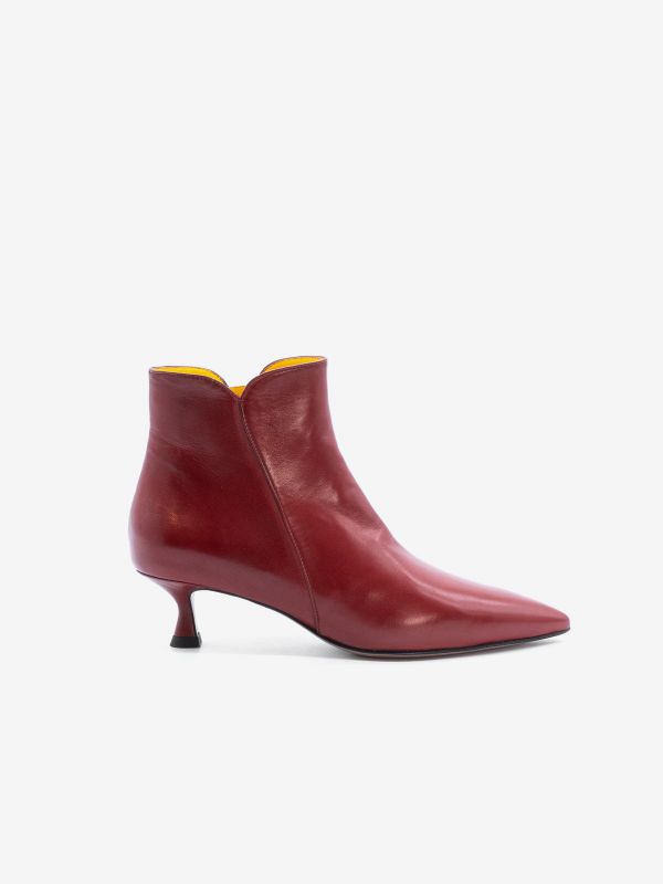 MARA BINI Stivaletto tc 5 a punta nappa Rosso MARA BINI Stivaletto tc 5 a punta nappa Rosso