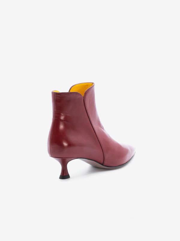 MARA BINI Stivaletto tc 5 a punta nappa Rosso MARA BINI Stivaletto tc 5 a punta nappa Rosso