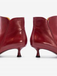 MARA BINI Stivaletto tc 5 a punta nappa Rosso