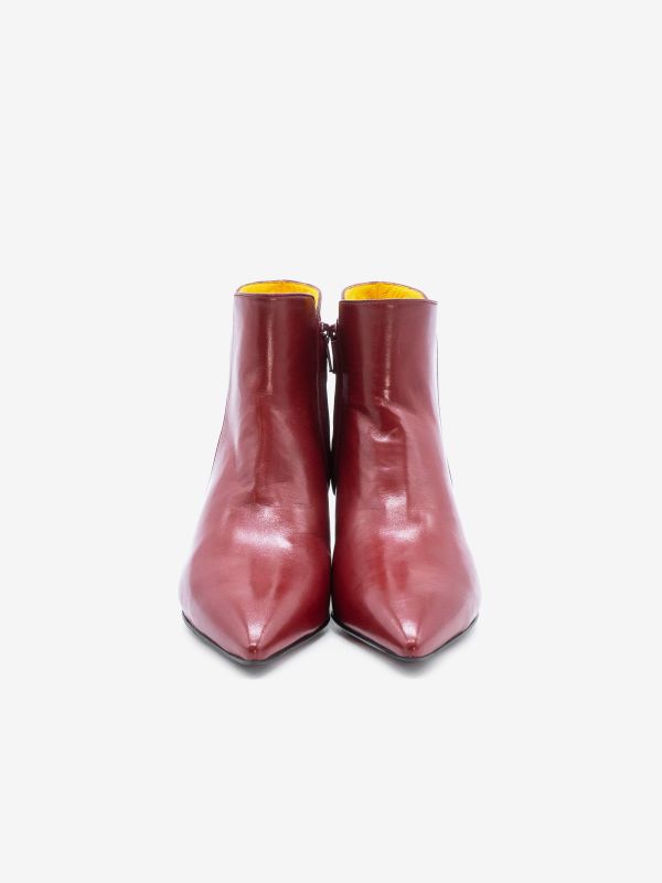 MARA BINI Stivaletto tc 5 a punta nappa Rosso MARA BINI Stivaletto tc 5 a punta nappa Rosso