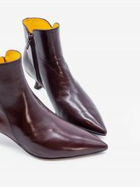 MARA BINI Stivaletto tc 5 a punta nappa Vinaccio