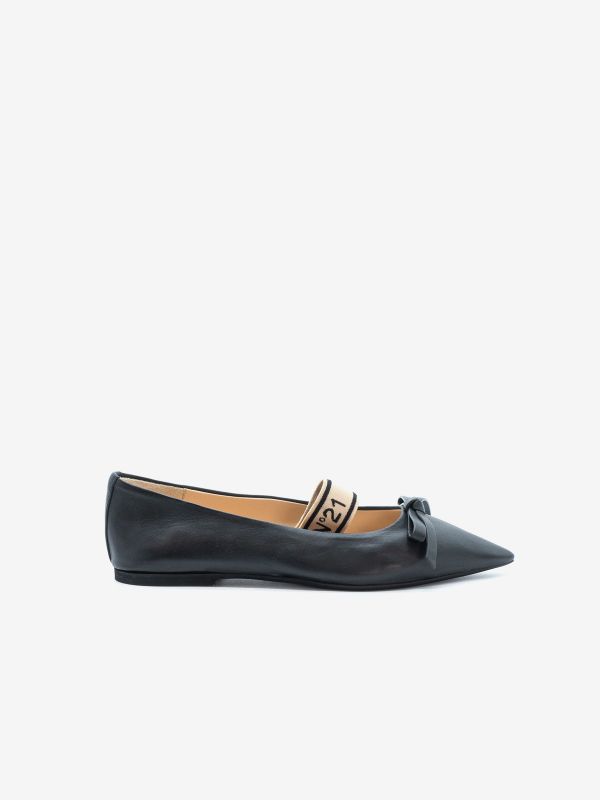 N°21 Ballerina pelle Nero N°21 Ballerina pelle Nero